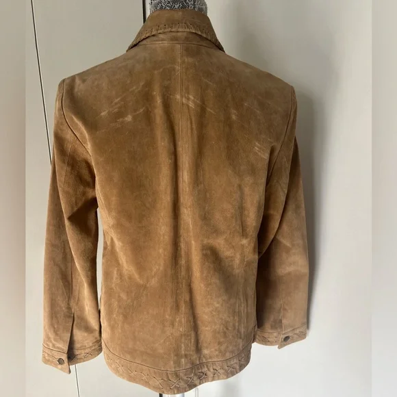 Ameri Mode Genuine Leather Jacket Women’s Small Tan SuedeWestern BohoStyle5559 - Picture 5 of 14
